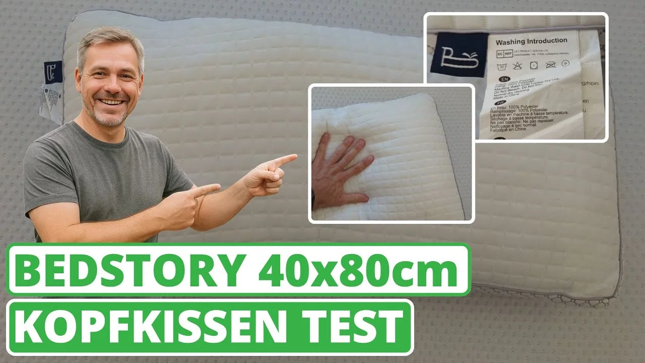 Video: BedStory Kopfkissen 2er Sets