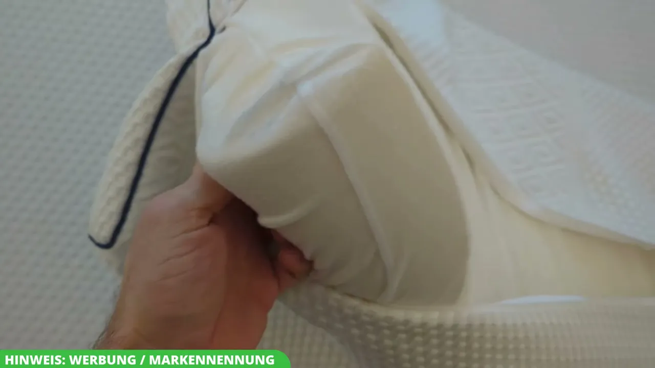 Ich finde die herausnehmbare Mittelschicht genial, da ich so die Kissenhöhe ganz individuell anpassen kann.